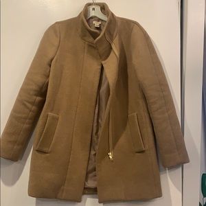 J.Crew camel color city coat